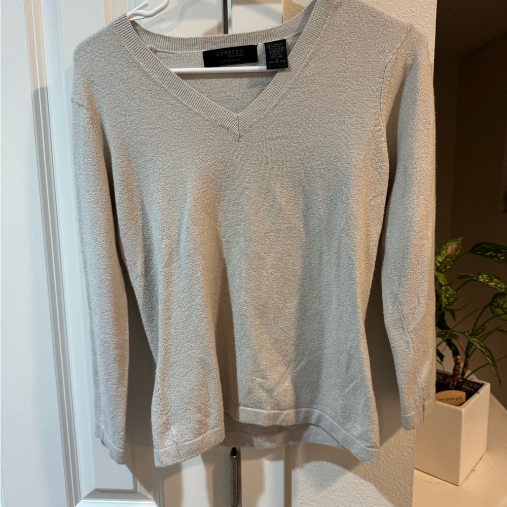 Vintage Express V-Neck Sweater